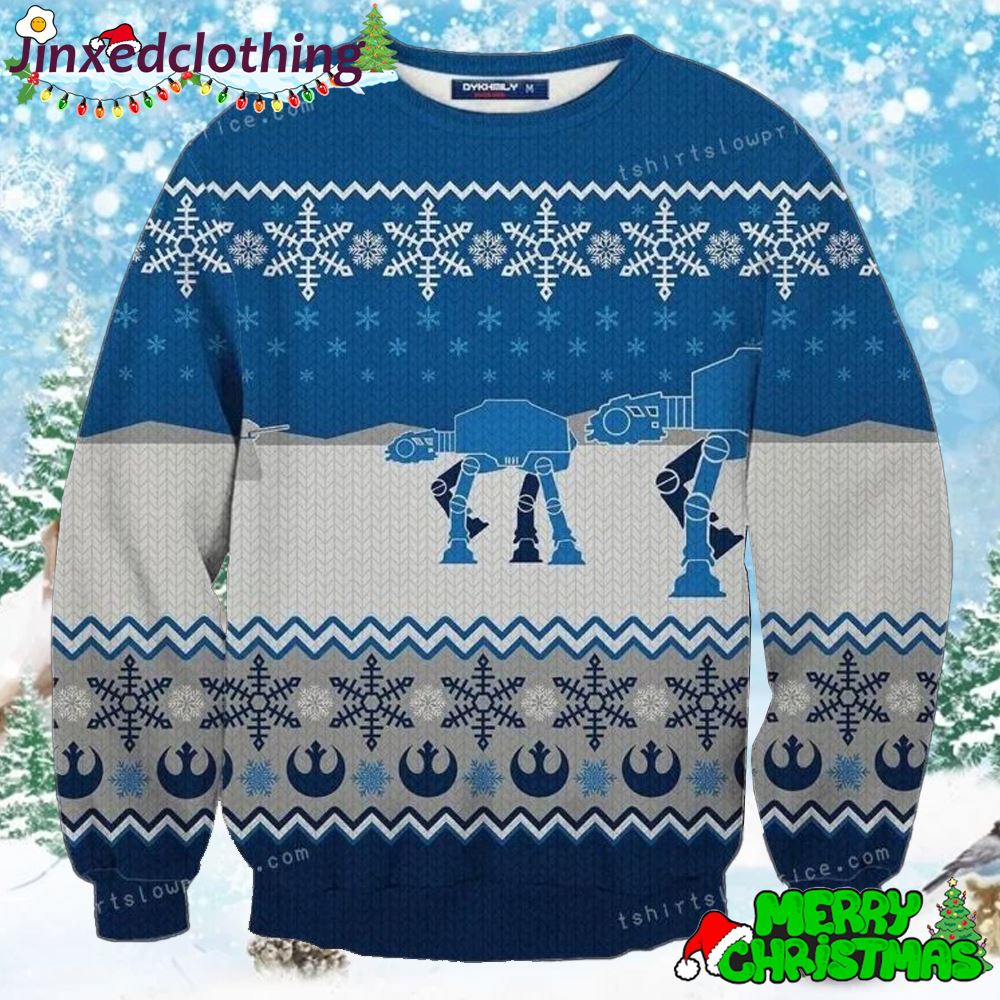 Star Wars Blue Christmas Ugly Sweater Unisex 